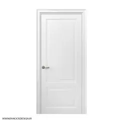 درب اتاق خواب مدرن MDF با رنگ پوششی دو قاب کد 30998