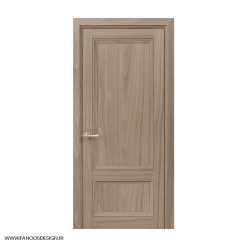 درب اتاق خواب کلاسیک دو قاب کف تراش با رنگ پلی اورتان کد 30961