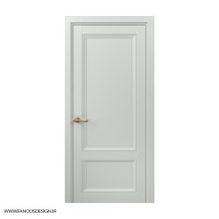 درب اتاق خواب کلاسیک دو قاب کف تراش با رنگ پلی اورتان کد 30961