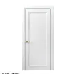 درب اتاق خواب کلاسیک تک قاب کف تراش با رنگ پلی اورتان کد 30960