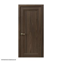 درب اتاق خواب کلاسیک تک قاب کف تراش با رنگ پلی اورتان کد 30960