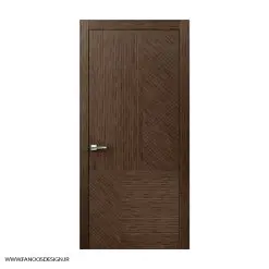 درب روکش بلوط کانادایی اتاق خواب با رنگ پلی اورتان کد 30981