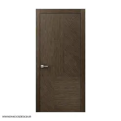 درب روکش بلوط کانادایی اتاق خواب با رنگ پلی اورتان کد 30981