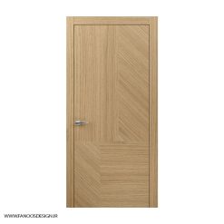 درب روکش بلوط کانادایی اتاق خواب با رنگ پلی اورتان کد 30981