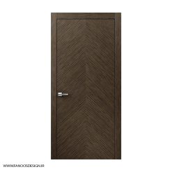 درب اتاق روکش بلوط کانادایی با رنگ پلی اورتان کد 30980