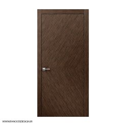 درب اتاق روکش بلوط جناقی کانادایی با رنگ پلی اورتان کد 30979