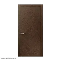 درب اتاق خواب رنگ چوب پلی اورتان کد 30977