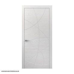 درب اتاق خواب سفید با رنگ پلی اورتان کد 30989