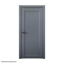 درب اتاق خواب طوسی کف تراش با رنگ پلی اورتان کد 30976