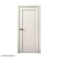 درب اتاق خواب طوسی کف تراش با رنگ پلی اورتان کد 30976