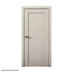 درب اتاق خواب طوسی کف تراش با رنگ پلی اورتان کد 30976