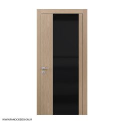 درب اتاق خواب مدرن روکش چوب با رنگ پلی اورتان کد 30973