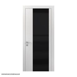 درب اتاق خواب مدرن روکش چوب با رنگ پلی اورتان کد 30973