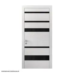 درب اتاق اداری روکش جنگلی با رنگ پلی اورتان کد 30971