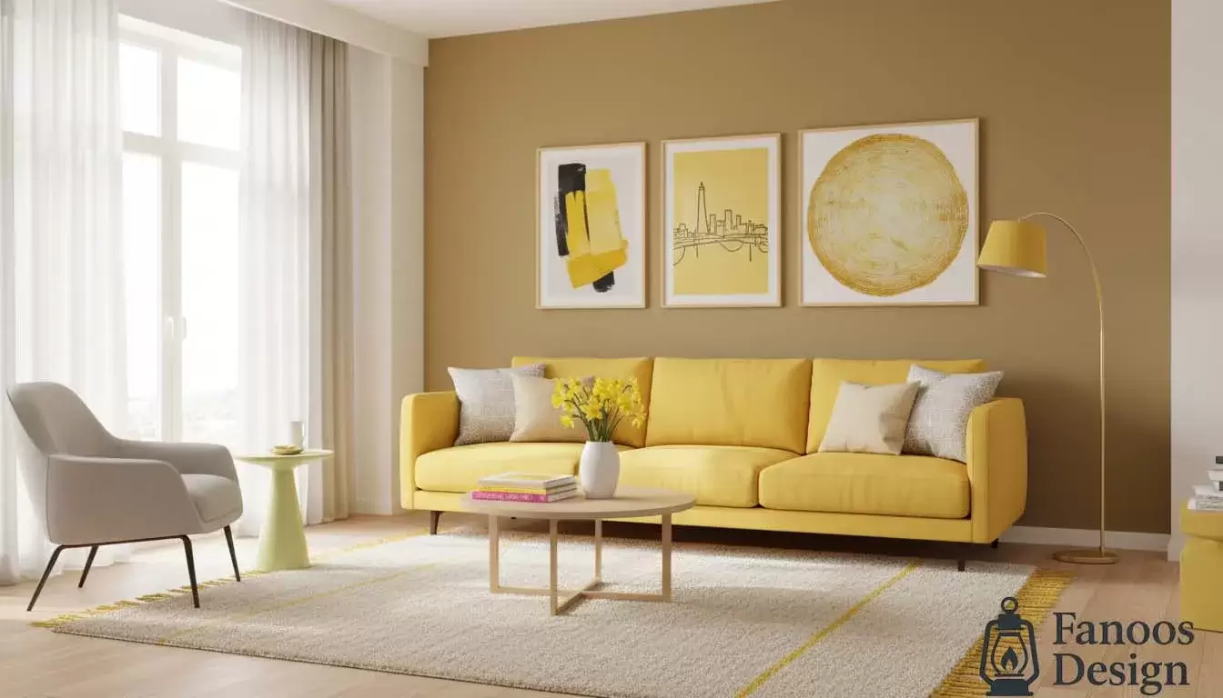 The impact of yellow in decoration | فانوس دیزاین تولید کننده انواع درب اتاق ، ضد سرقت، درب ورودی و ضد آل