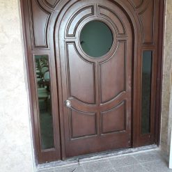 درب لابی تمام چوب سفارشی MA260