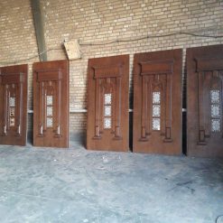 درب ضد سرقت شیشه خور مدل ترک CNC کد MA 325 6 درب ضد سرقت لوکس رنگی مدل MA 281 درب چوبی