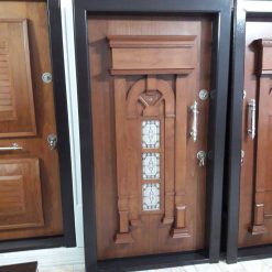 درب ضد سرقت شیشه خور مدل ترک CNC کد MA 325 8 درب ضد سرقت لوکس رنگی مدل MA 281 درب چوبی