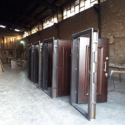 درب ضد سرقت لوکس رنگی مدل MA 295 درب چوبی