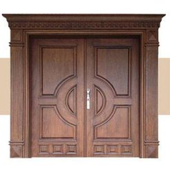 سبد خرید 18 درب لابی ساختمان تمام چوب MA264 سایز استاندارد 230*180