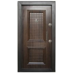 درب ورودی ضد سرقت بروکش چوب کد 248