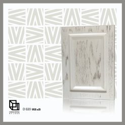 سبد خرید 20 در کابینتی MDF روکش ممبران سفید کف تراش قاب برجسته کد 020 ابعاد سفارشی
