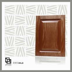 سبد خرید 1 درب کابینتی MDF روکش ممبران تک قاب قهوه ای راش کلاسیک کد 015 ابعاد سفارشی