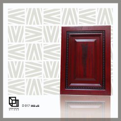 سبد خرید 4 در کابینتی MDF روکش ممبران تک قاب زرشکی کلاسیک کد 017 ابعاد سفارشی