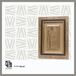 سبد خرید 26 در کابینتی MDF روکش ممبران تک قاب دور دانهچین کلاسیک کد 010 ابعاد سفارشی