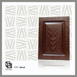 سبد خرید 17 در کابینتی MDF روکش ممبران تک قاب قهوه ای کلاسیک کد 011 ابعاد سفارشی