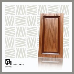 درب کابینتی MDF روکش PVC تک قاب کلاسیک کد 02 ابعاد سفارشی