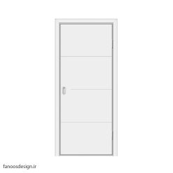 درب هتل MDF روکش PVC کد 410