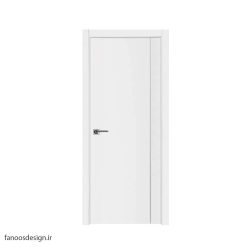 درب جدید اتاق خواب PVC با طراحی مینیمال و ساده کد 413 13 درب هتل ام دی اف روکش PVC | درب پلی وود سرویس