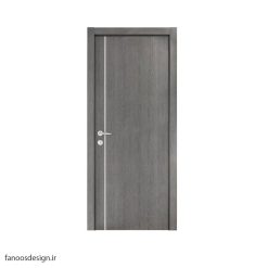 درب جدید اتاق خواب PVC با طراحی مینیمال و ساده کد 413 16 درب هتل ام دی اف روکش PVC کد 413