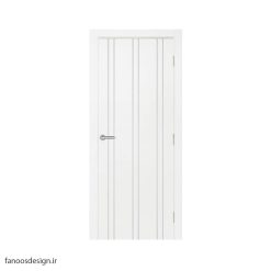 درب اتاقی چوبی، درب اتاقی لوکس، درب اتاقی جدید، درب اتاقی پی وی سی، در هتلی ام دی اف روکش PVC کد 425