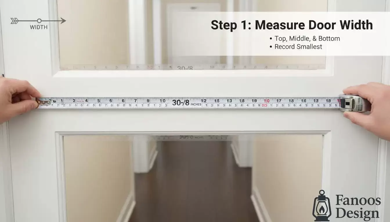 آموزش اندازه گیری درب 2 Door measurement tutorial 1 | فانوس دیزاین تولید کننده انواع درب اتاق ، ضد سرقت، درب ورودی و ضد آل