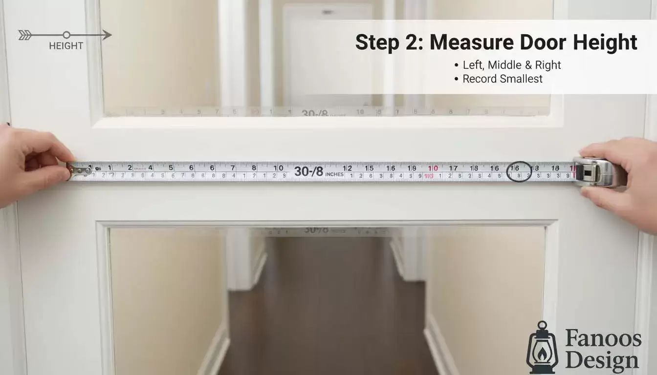 آموزش اندازه گیری درب 11 Door measurement tutorial 2 | فانوس دیزاین تولید کننده انواع درب اتاق ، ضد سرقت، درب ورودی و ضد آل