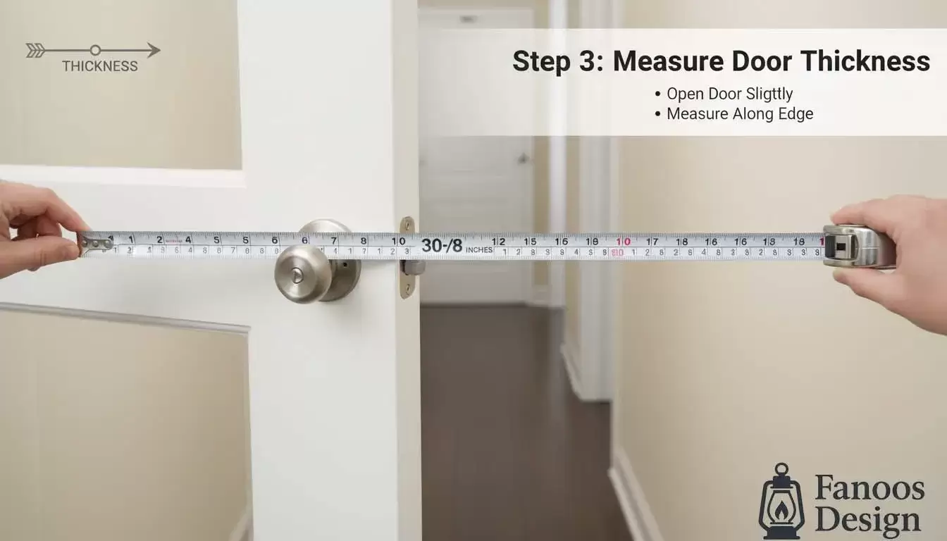 آموزش اندازه گیری درب 12 Door measurement tutorial 3 | فانوس دیزاین تولید کننده انواع درب اتاق ، ضد سرقت، درب ورودی و ضد آل