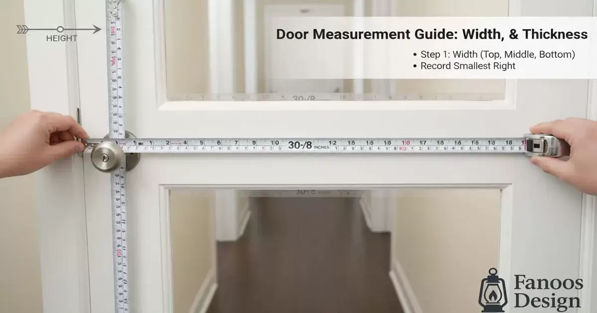 آموزش اندازه گیری درب 1 آموزش اندازه گیری درب