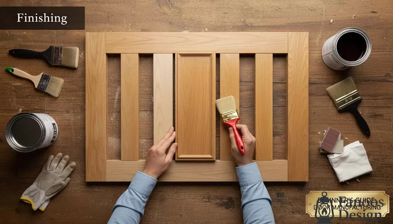 مراحل تولید درب داخلی