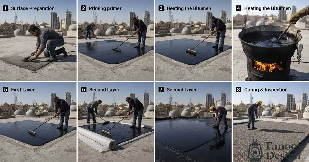 قیرگونی ساختمان