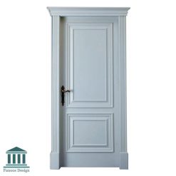 سبد خرید 3 درب ورودی ساختمان سفید پلی اورتان کد 4026
