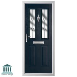 درب کلاسیک ورودی منزل طرح انکلیسی کد 4043