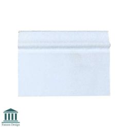 قرنیز MDF رنگ سفید سوزنی