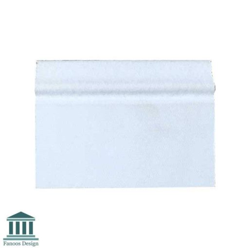 قرنیز MDF رنگ سفید سوزنی