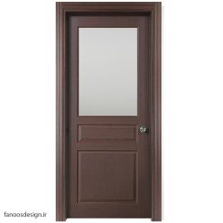 سبد خرید 25 درب HDF ترک سه قاب شیشه خور کد 9010