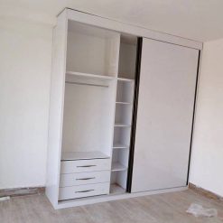 کمد دیواری هایگلاس ریلی و کد 040