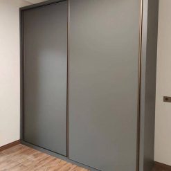 کمد دیواری مدرن ریلی با رویه PVC کد 006