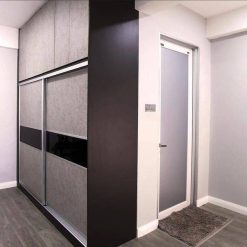 کمد دیواری ریلی اتاق خواب لترون کد 005