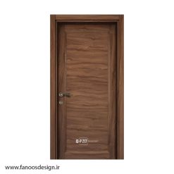 درب اتاق خواب روکش چوب کد MT540